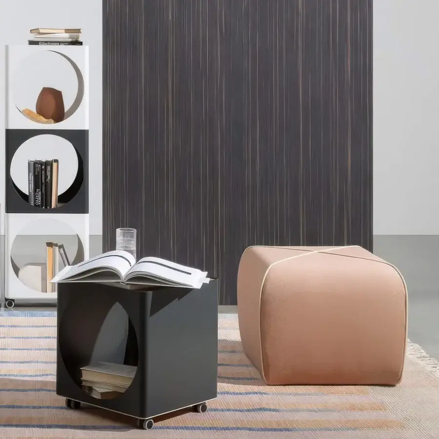 B-Line Crossed Pouf #8