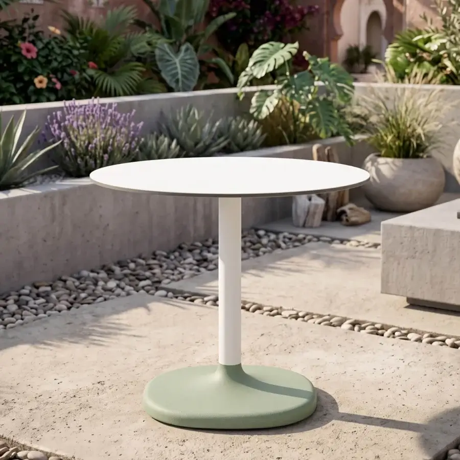 B-Line Fonda Round Outdoor Coffee Table #1