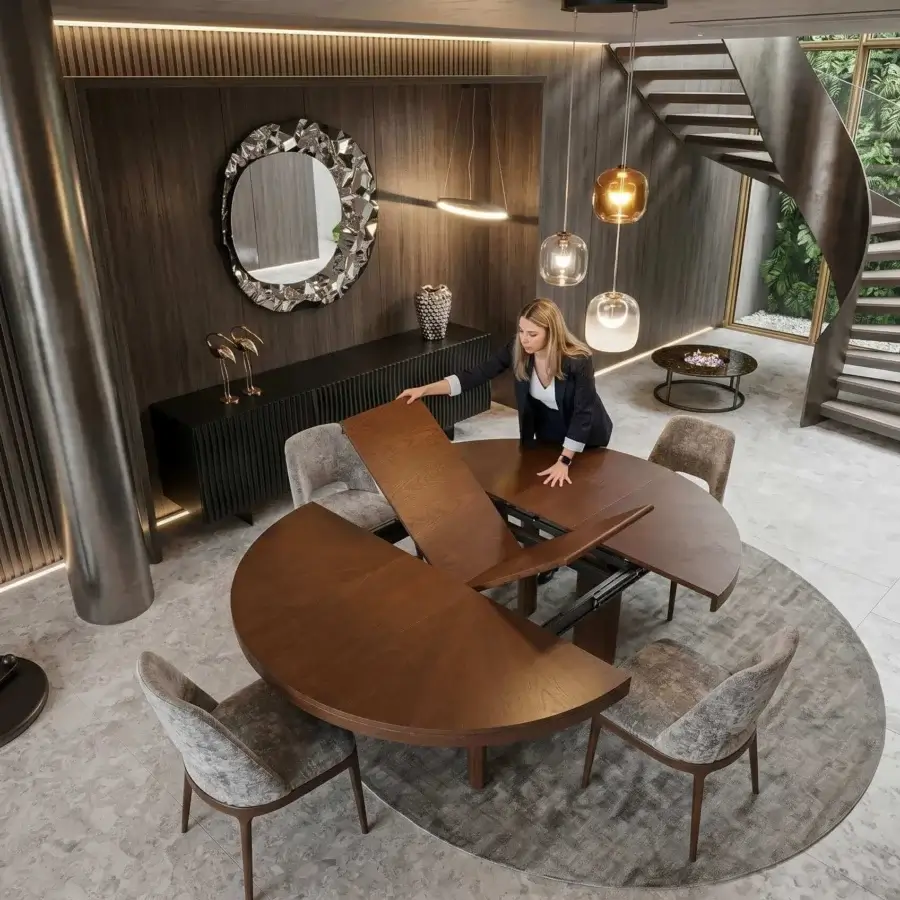Ozzio Italia Brixton Extendable Table - RDS #7