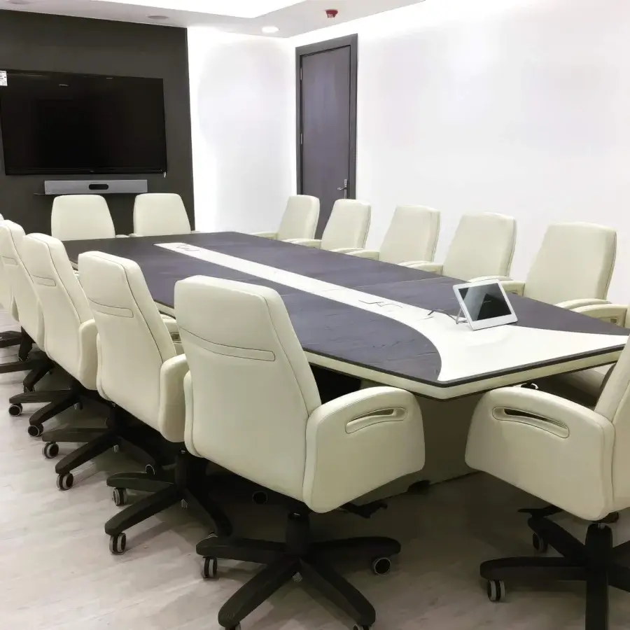 Codutti iSixty Avantgarde Office Semi-Oval Meeting Table #2