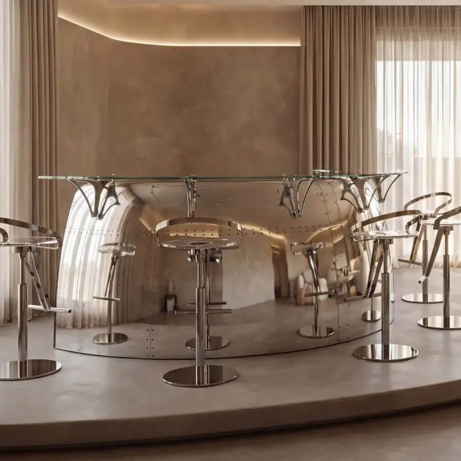 Arteinmotion - Aeronautical Collection AIR-BAR0060 Bar Counter #7