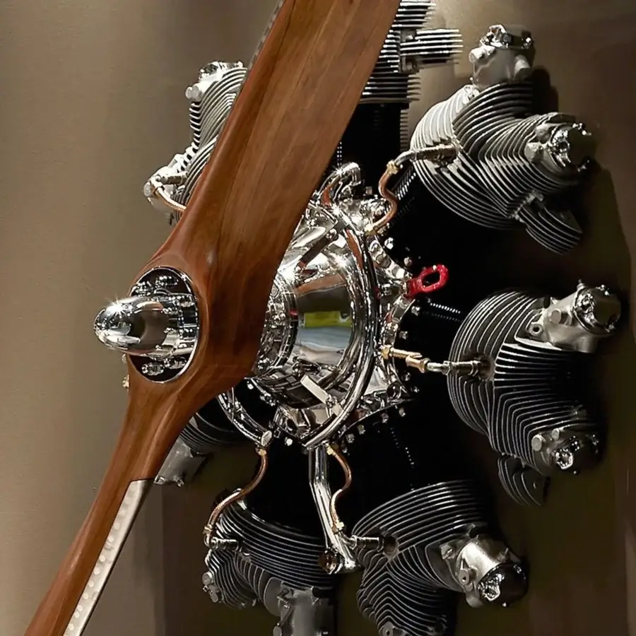 Arteinmotion - Aeronautical Collection AIR-TAV0115 Wall Mounted Engine #2