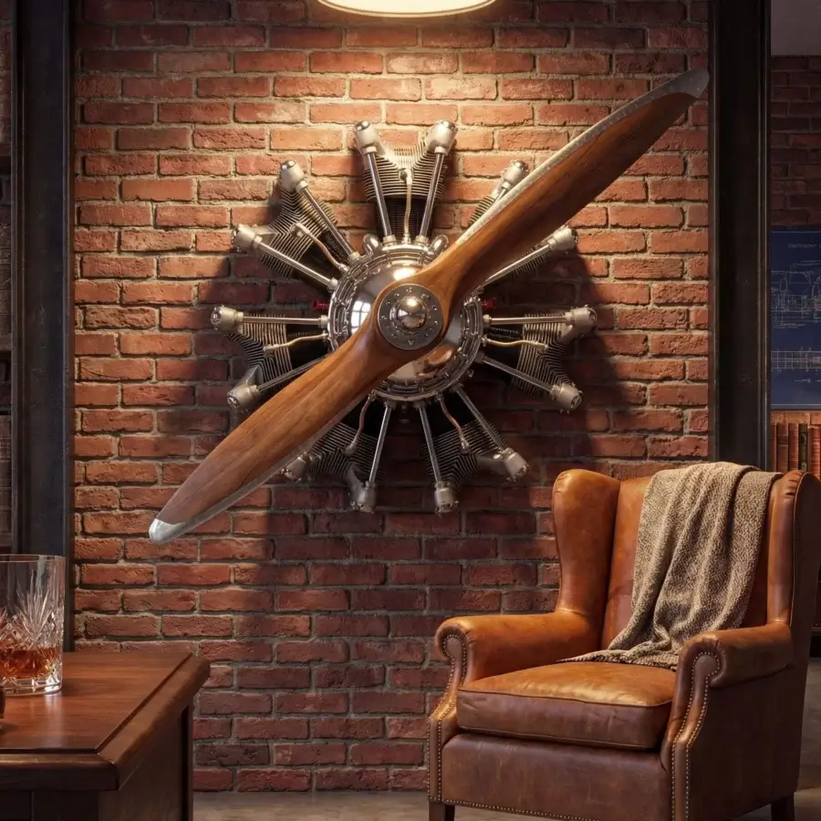 Arteinmotion - Aeronautical Collection AIR-TAV0131 Wall Mounted Engine #2