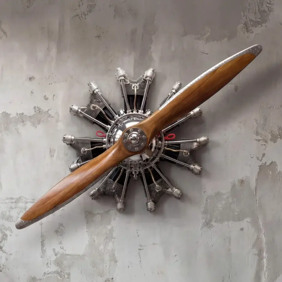 Arteinmotion - Aeronautical Collection AIR-TAV0131 Wall Mounted Engine #3