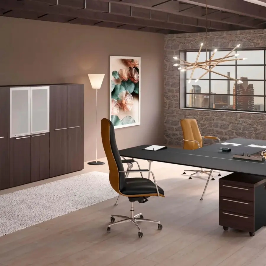 Codutti Genesis Office Desk with Frontal Extension #2
