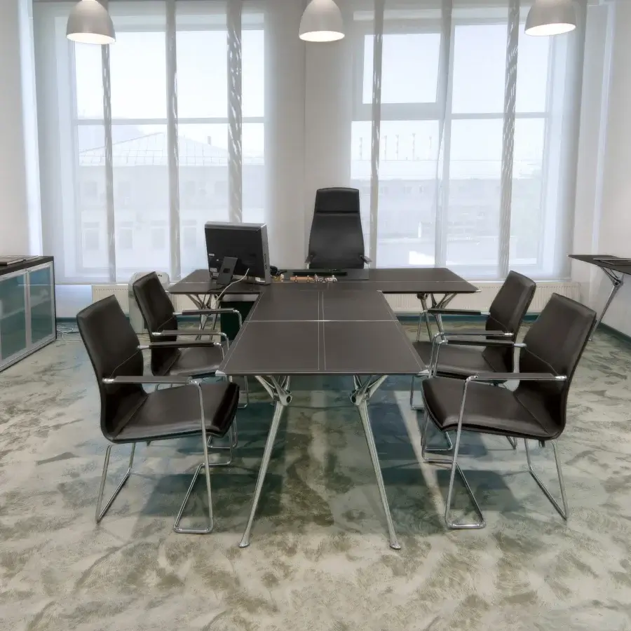 Codutti Genesis Office Desk with Frontal Extension #4