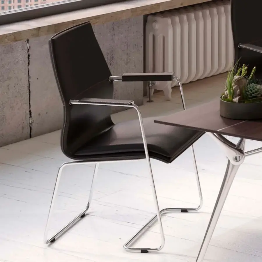 Codutti Genesis Office Armchair with Sled Base #5