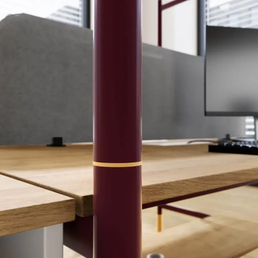 Codutti 2BE Office 6-Seat Workstation Desk #8