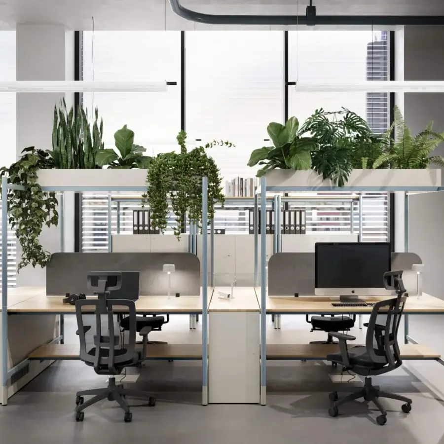Codutti 2BE Office 2-Seat Workstation Desk #2