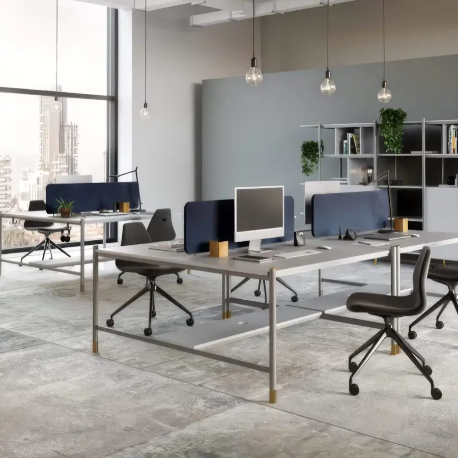Codutti 2BE Office 6-Seat Workstation Desk #2