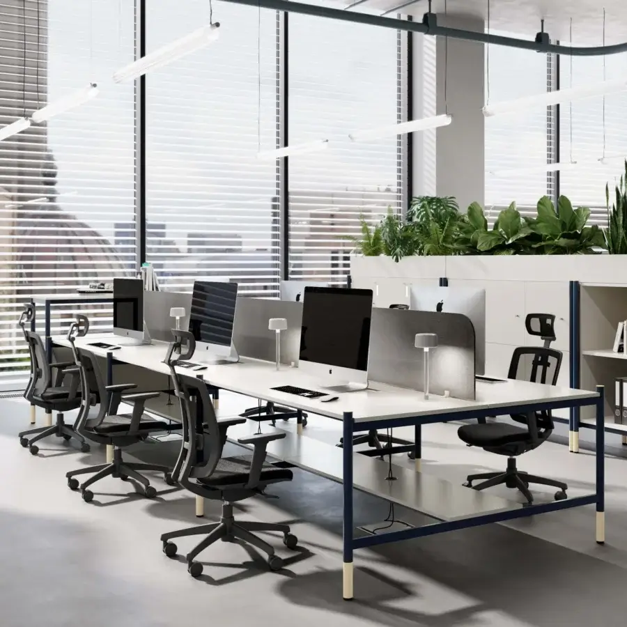Codutti 2BE Office 6-Seat Workstation Desk #1