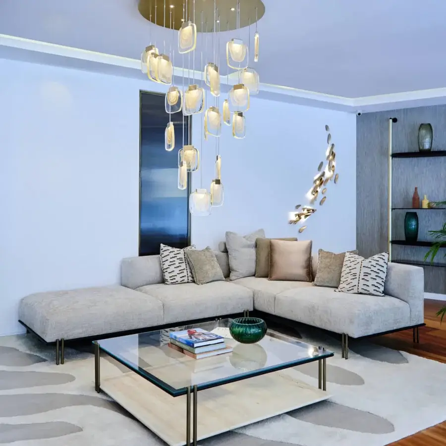 Paolo Castelli Golden Cloud Suspension Lamp #10