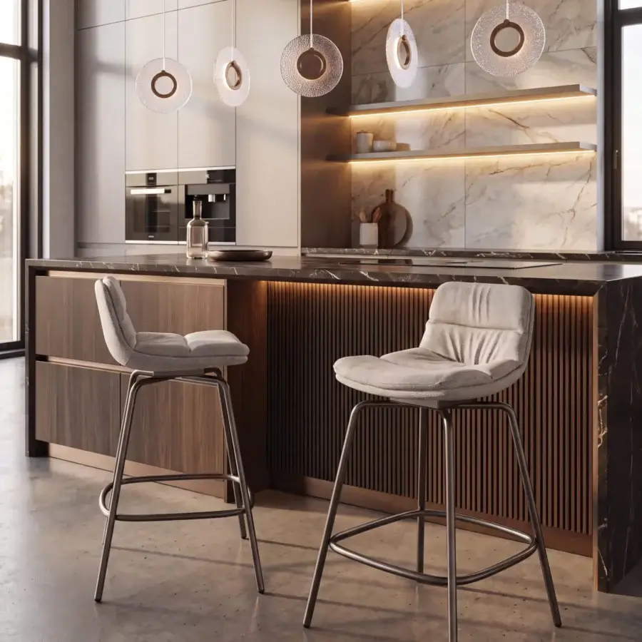 Ozzio Italia Hug Swivel Stool #2