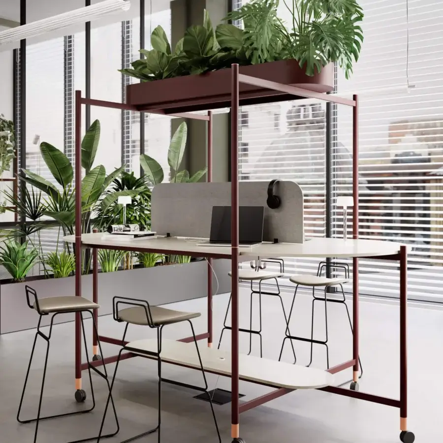 Codutti 2BE Office Sharing Workstation Desk #4