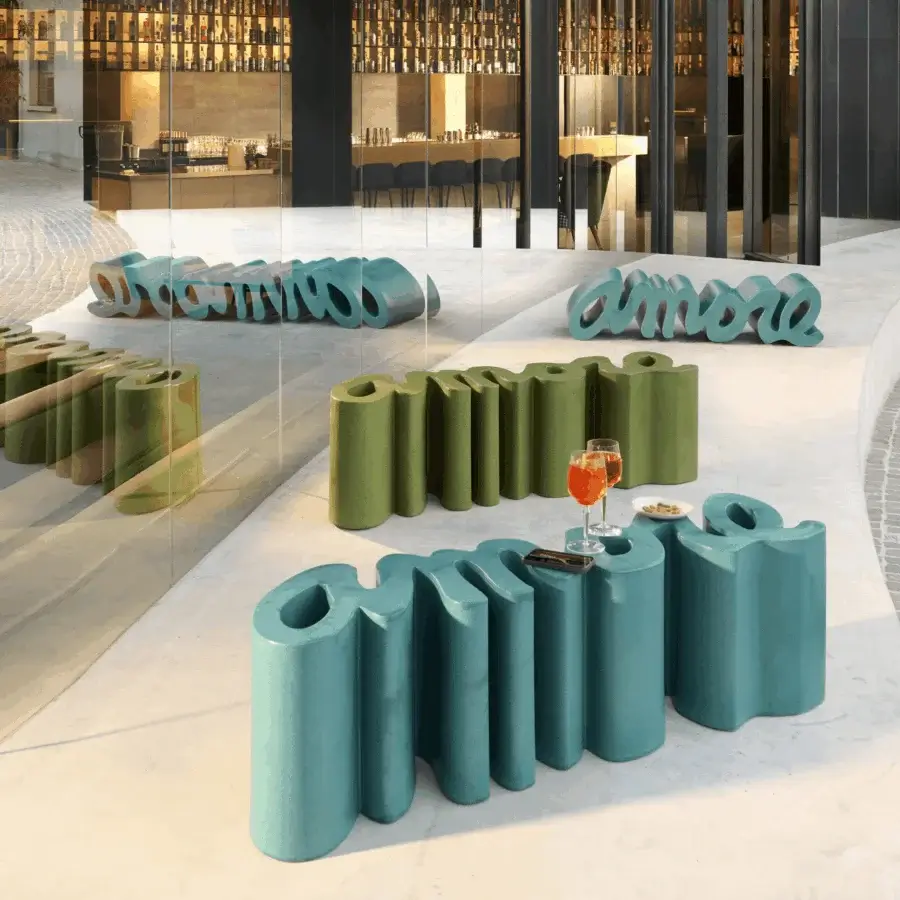 Slide Amore Ocean Bench #8