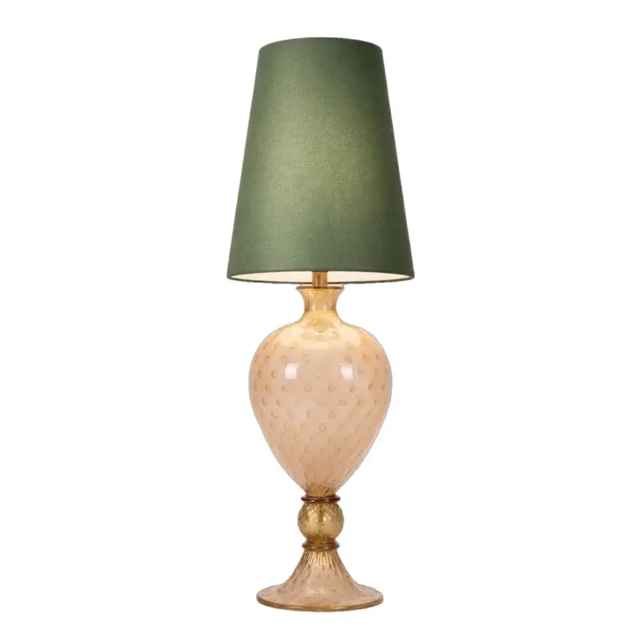 1295 Murano Venezia Table Lamp - Dusty Rose & 24k Gold Leaf #3