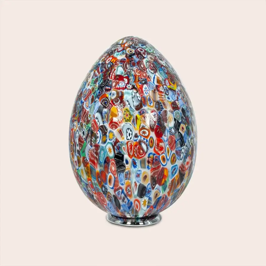 1295 Murano Murrina Egg Table Lamp #1