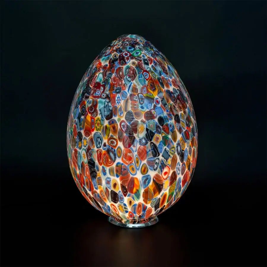 1295 Murano Murrina Egg Table Lamp #2