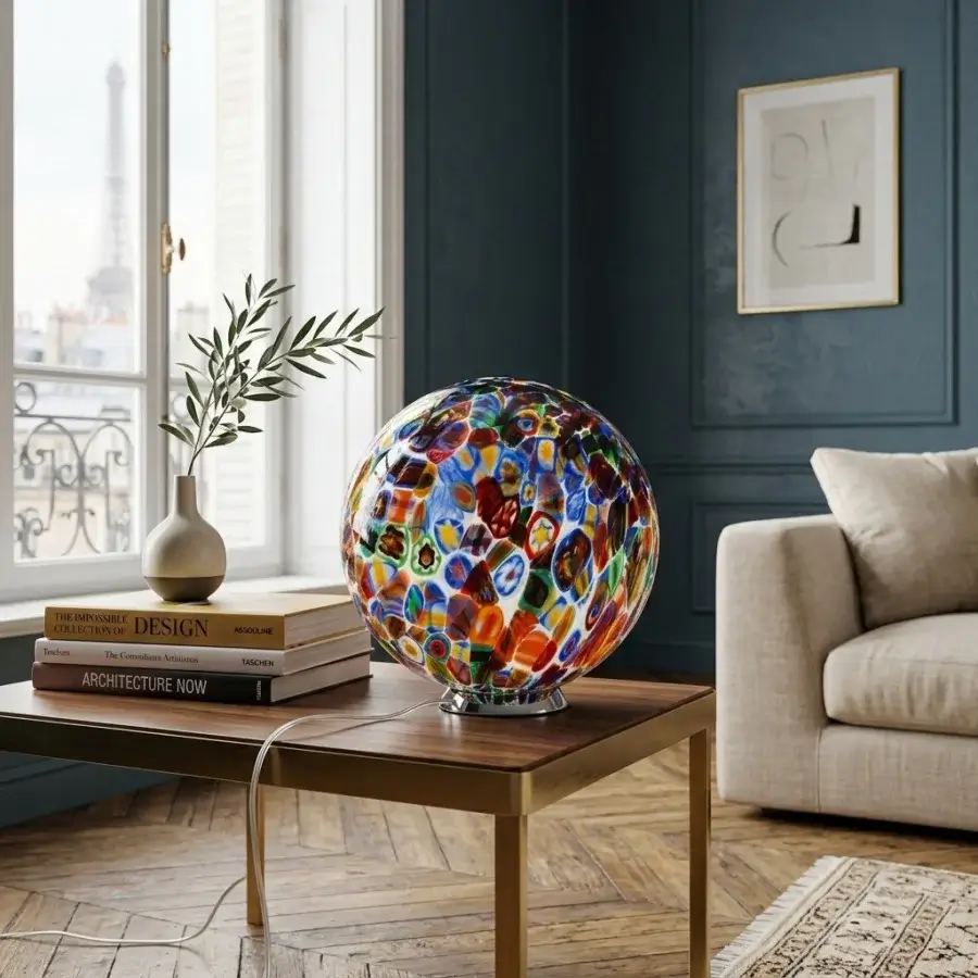 1295 Murano Murrina Table Lamp #6
