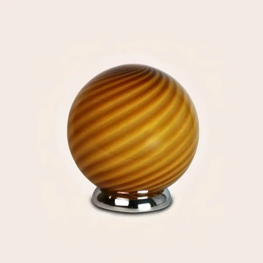 1295 Murano Candy Table Lamp - Toffee #1