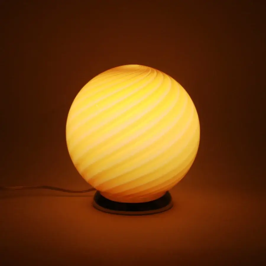 1295 Murano Candy Table Lamp - Toffee #2