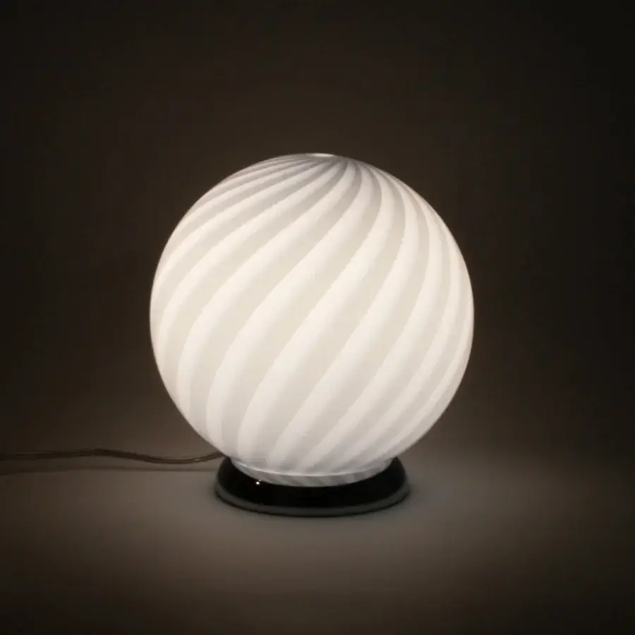 1295 Murano Candy Table Lamp - Blueberry #2