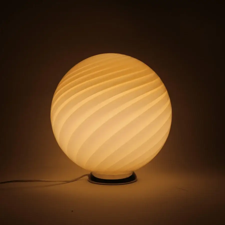 1295 Murano Candy Table Lamp - Butter #2