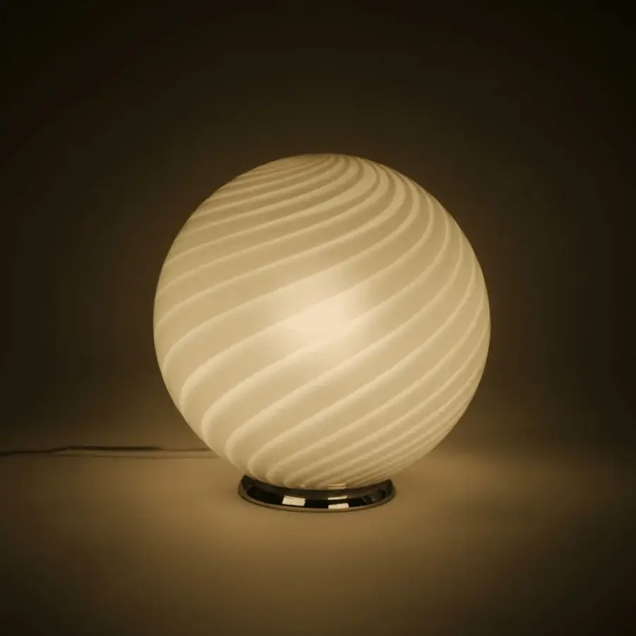 1295 Murano Candy Table Lamp - Sage Green #5
