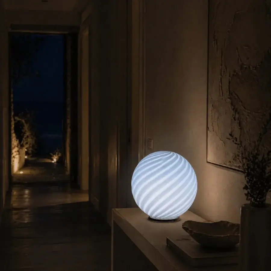 1295 Murano Candy Table Lamp - Soft Azure #5
