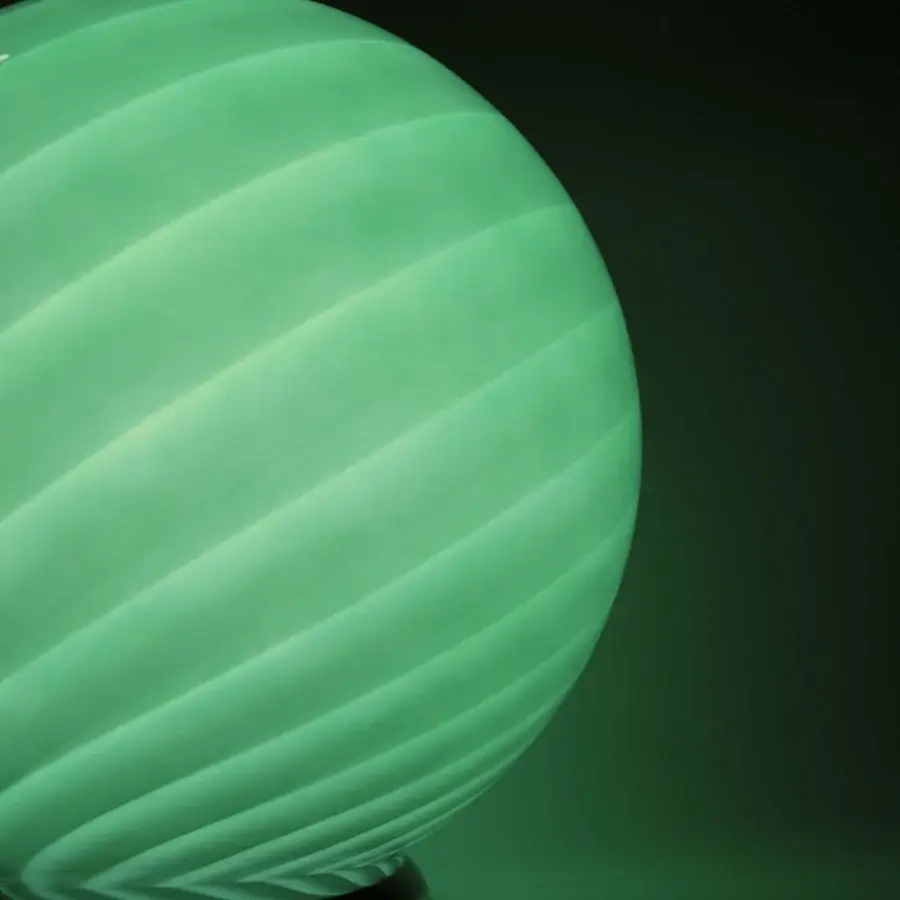 1295 Murano Candy Table Lamp - Forest #4