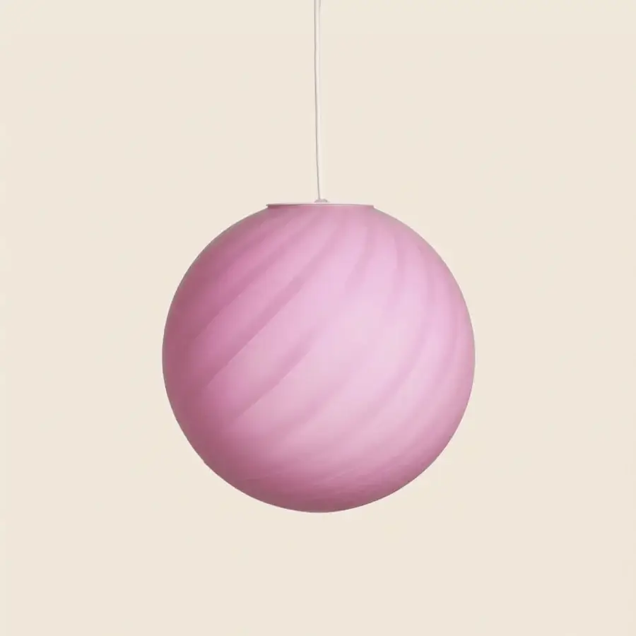 1295 Murano Candy Suspension Lamp - Pink #1