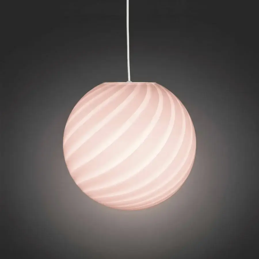 1295 Murano Candy Suspension Lamp - Pink #2