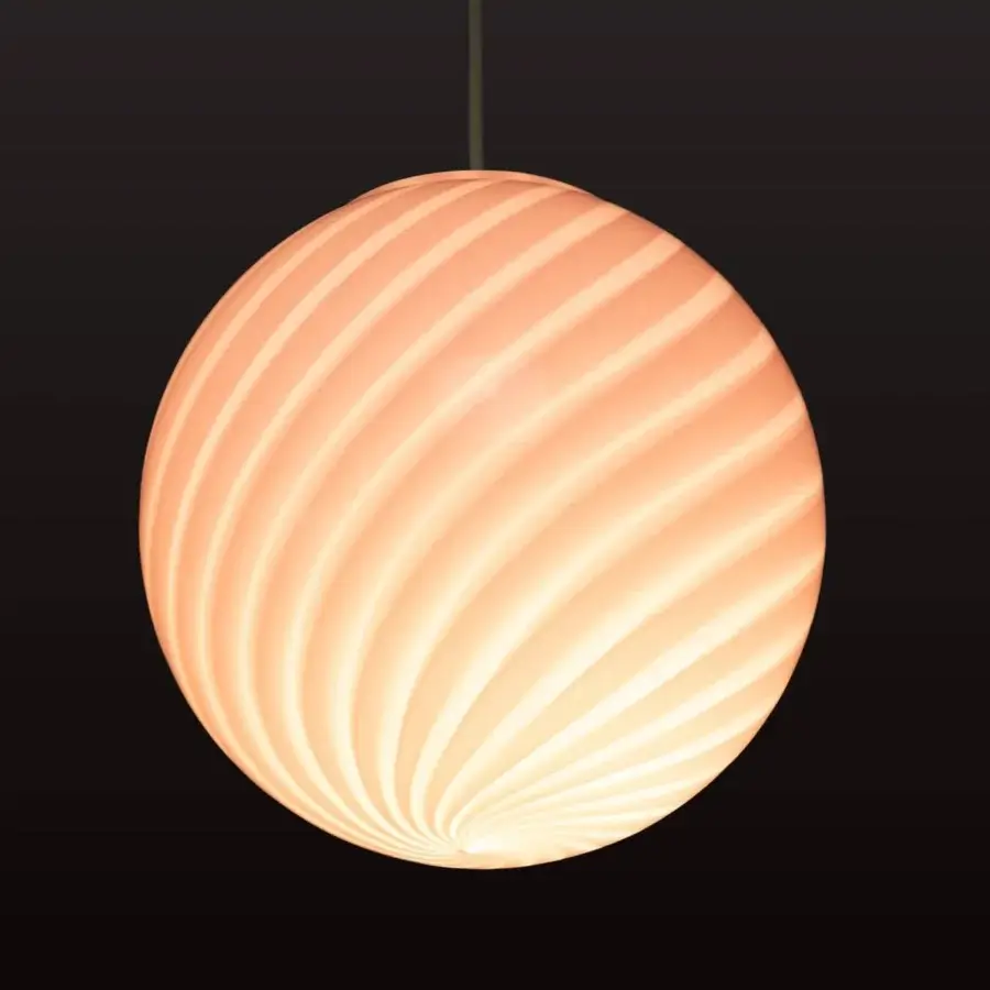 1295 Murano Candy Suspension Lamp - Pink #3