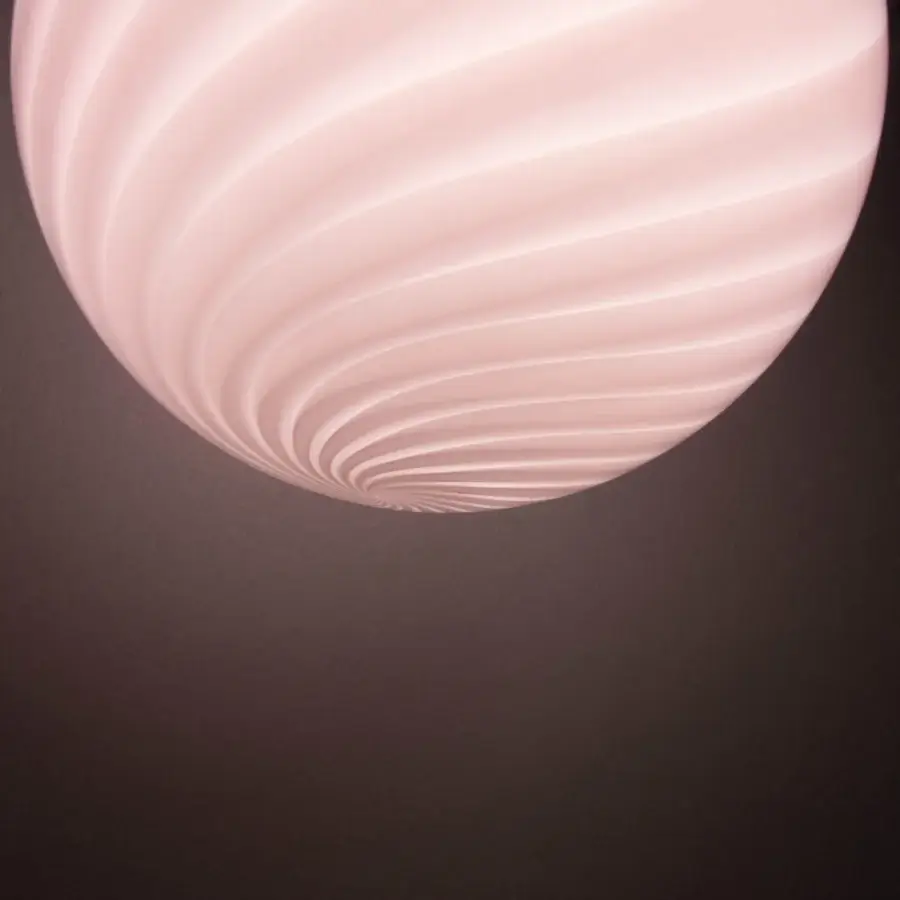 1295 Murano Candy Suspension Lamp - Pink #4