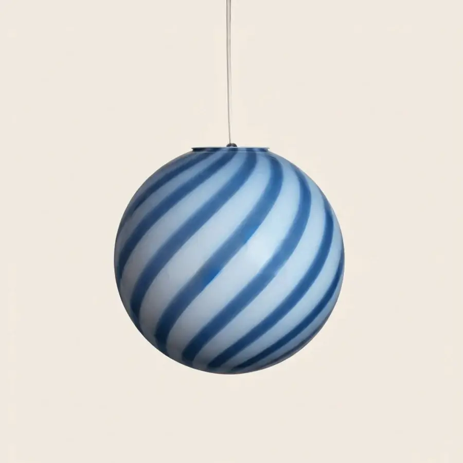 1295 Murano Candy Suspension Lamp - Blueberry #1