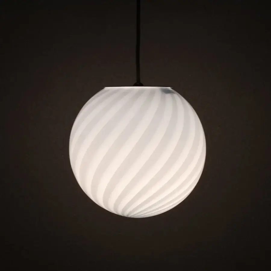 1295 Murano Candy Suspension Lamp - Light Blue #2