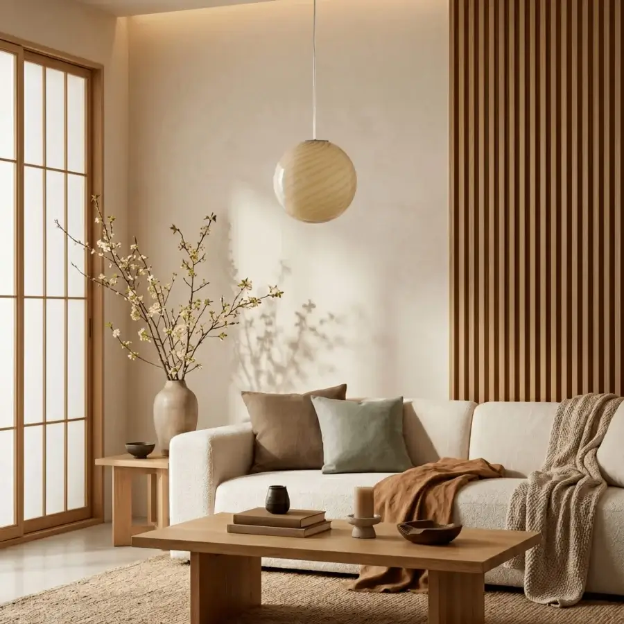 1295 Murano Candy Suspension Lamp - Butter #3