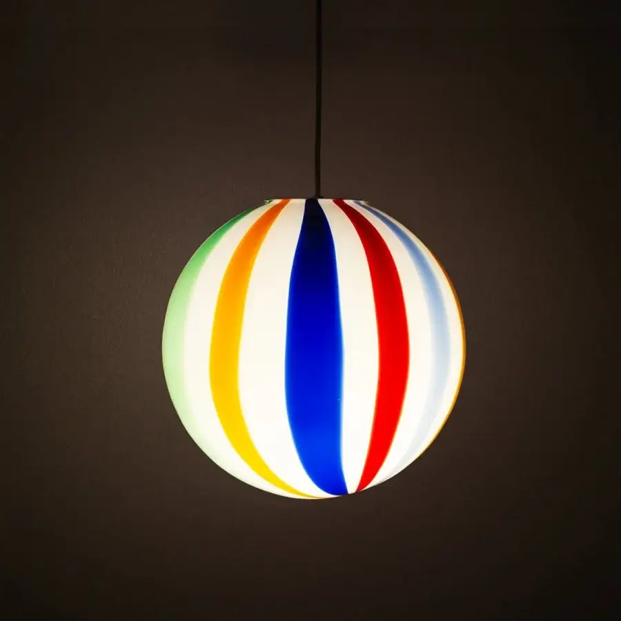 1295 Murano Candy Suspension Lamp - Arlecchino #2