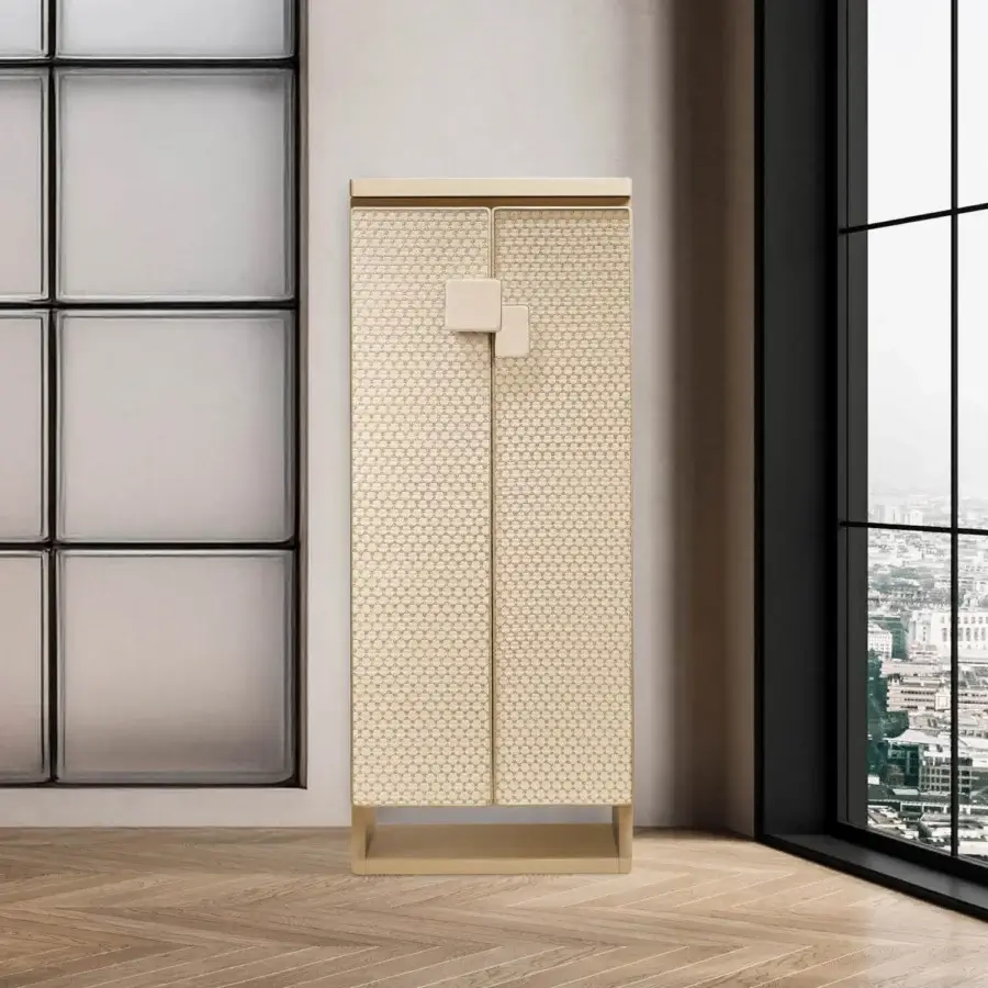 Agresti Gioia Intreccio Armoire with Safe #10