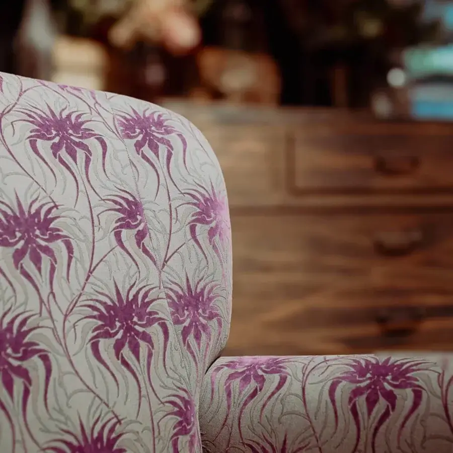JR Home by John Richmond PURPLE ORCHID RAIN Lounge Chair #5