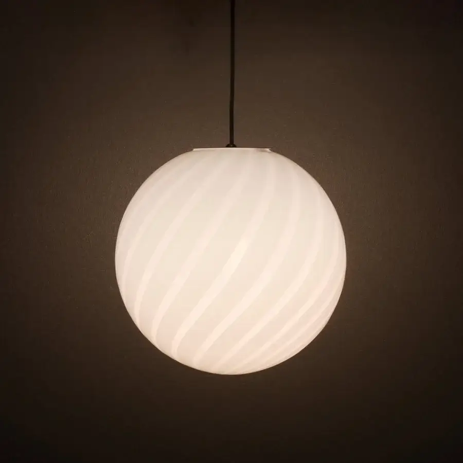 1295 Murano Candy Suspension Lamp - Marshmallow Pink #2