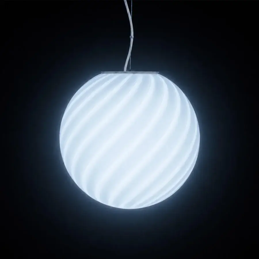 1295 Murano Candy Suspension Lamp - Soft Azure #2