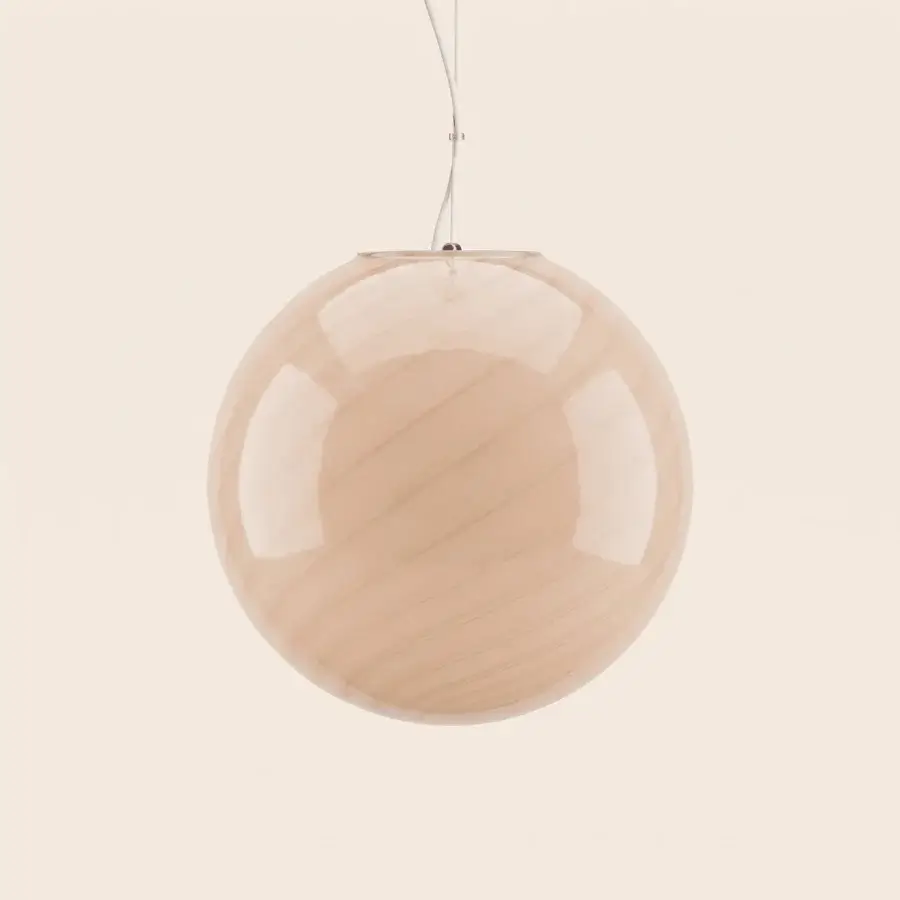 1295 Murano Candy Suspension Lamp - Peach #1