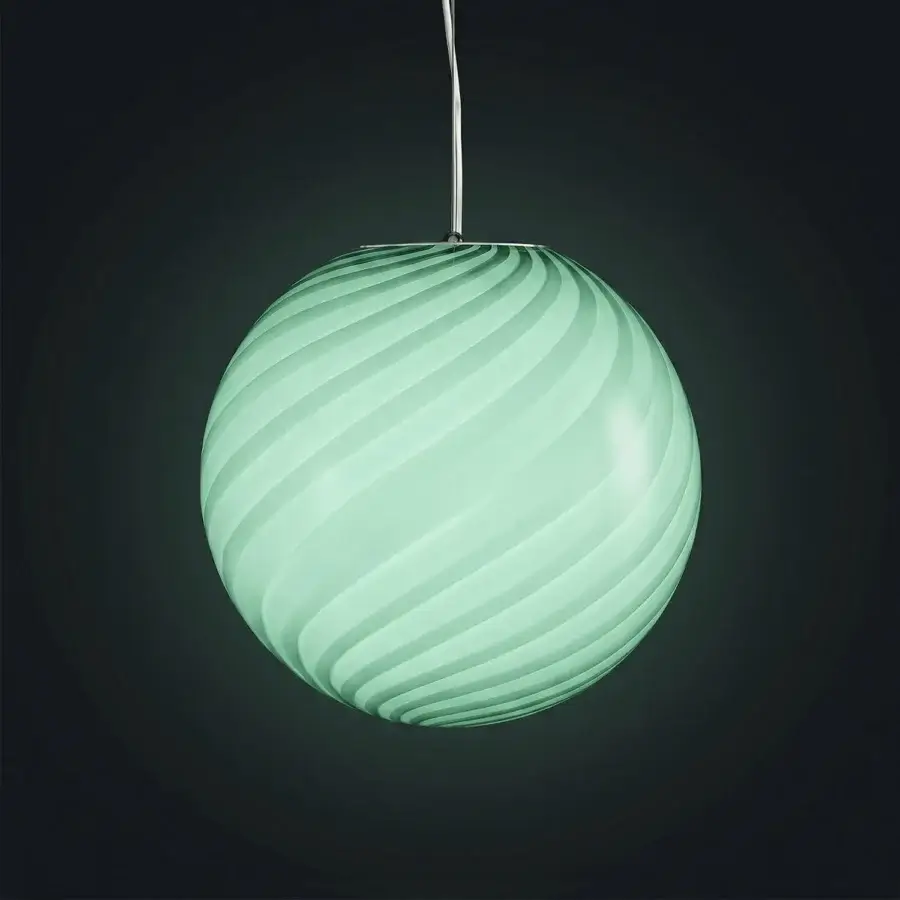 1295 Murano Candy Suspension Lamp - Forest #2