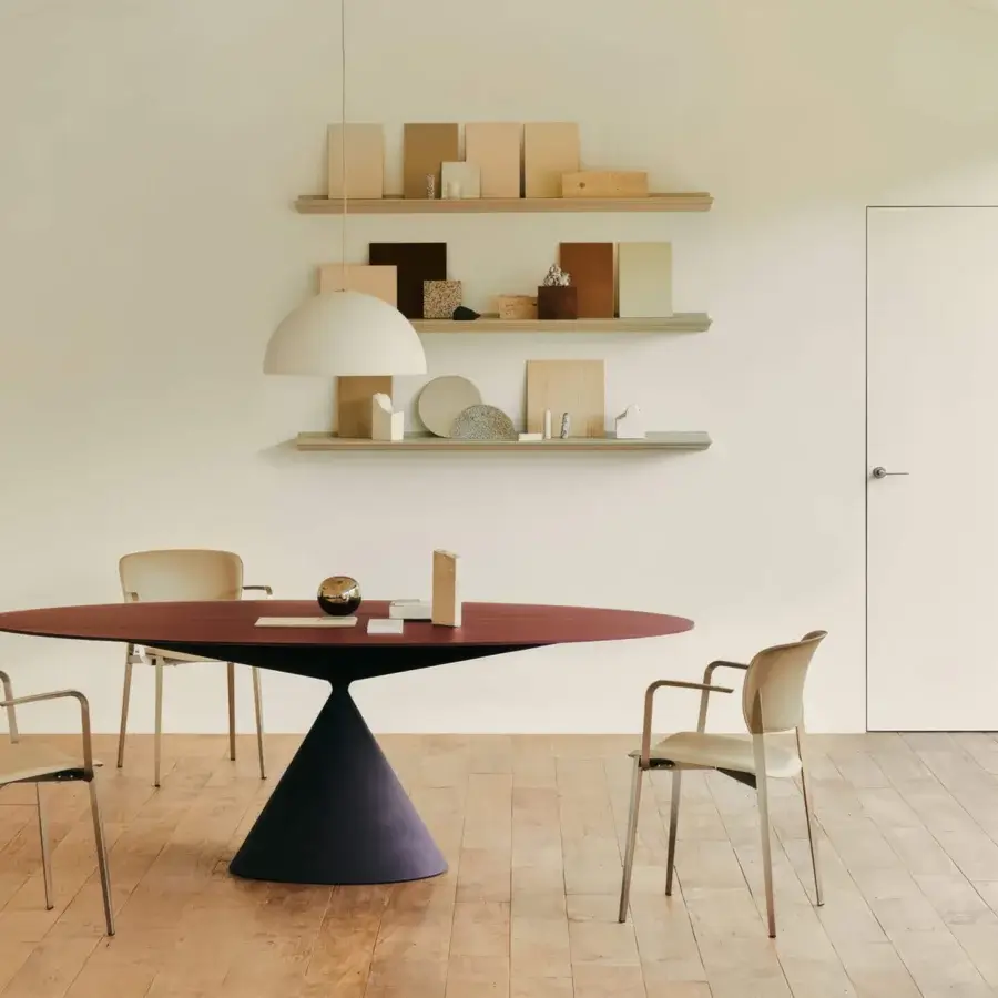 Desalto Clay Wooden Top Table #2