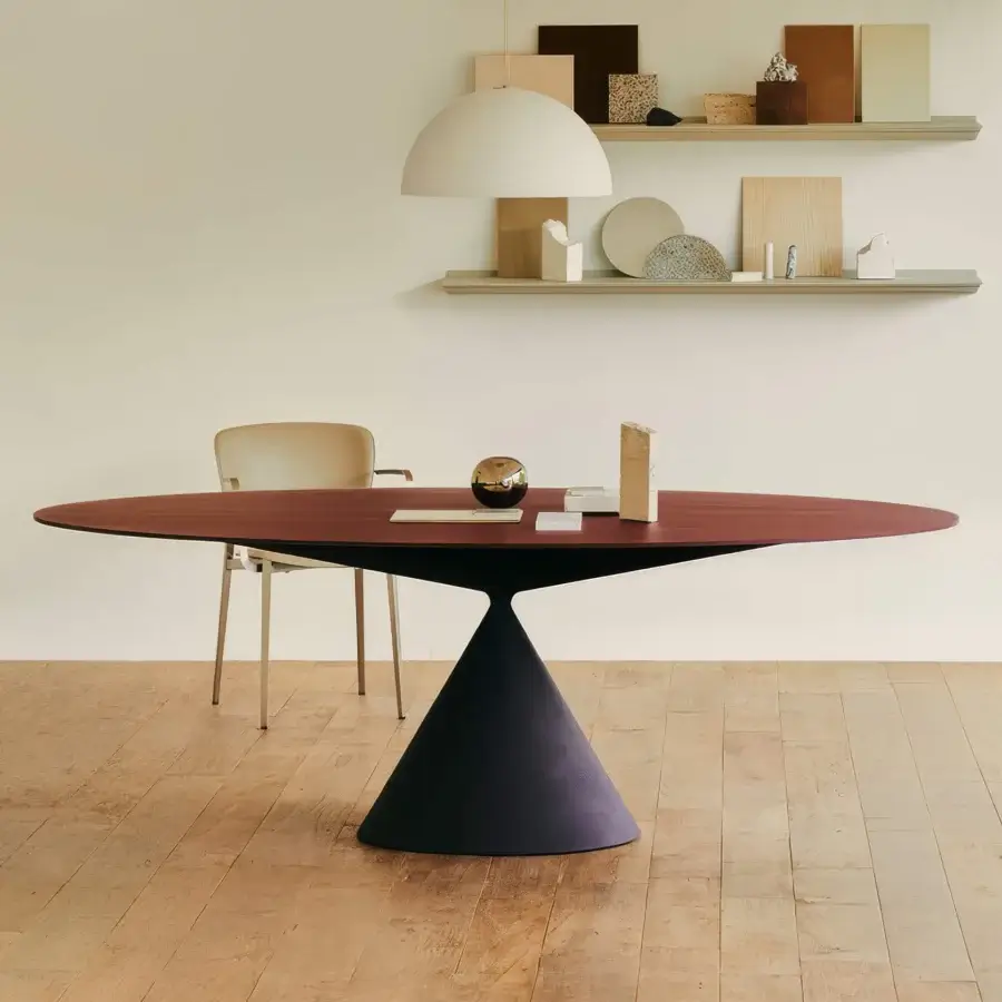 Desalto Clay Wooden Top Table #1
