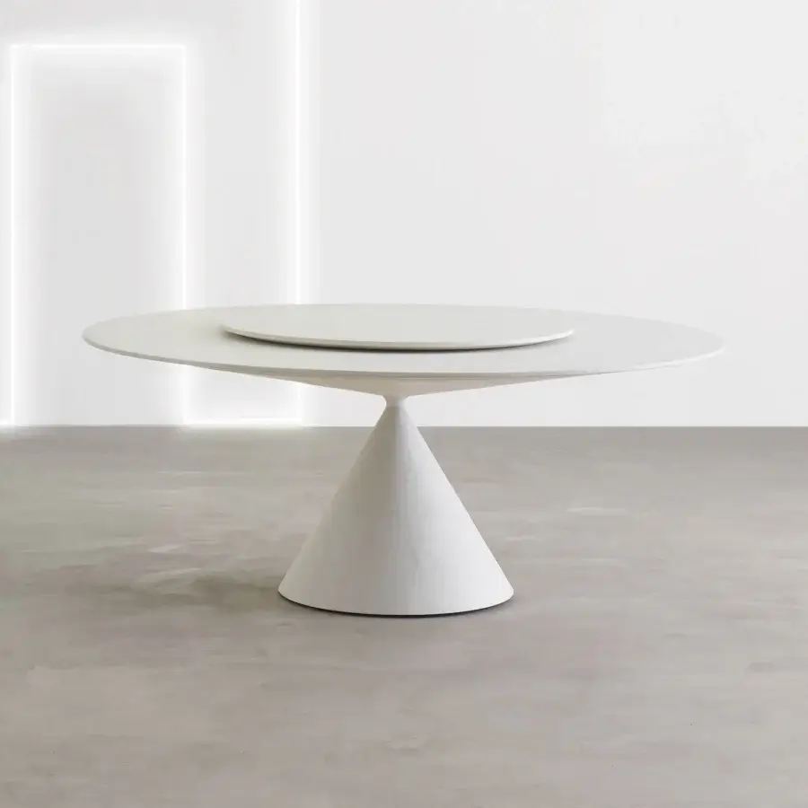 Desalto Clay Table with Lazy Susan #1