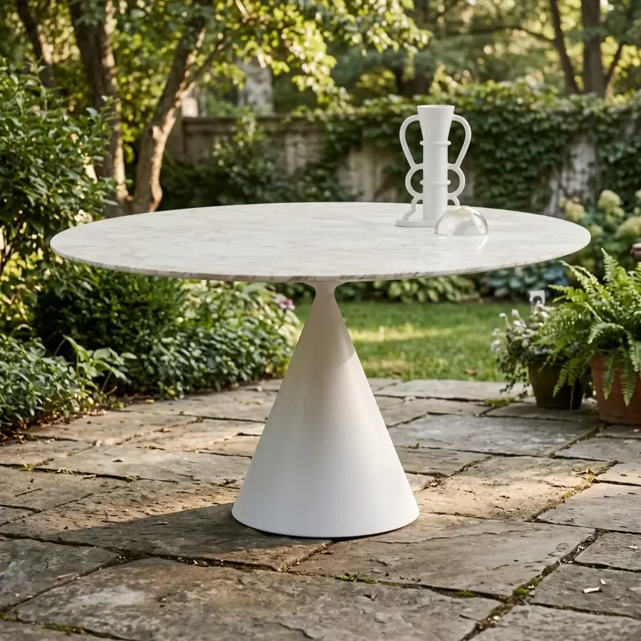 Desalto Clay Marble Top Outdoor Table #1
