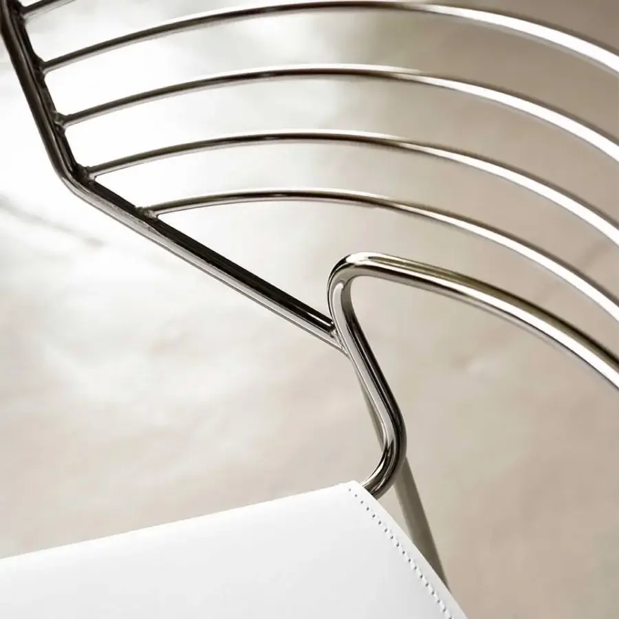 Desalto Koki Wire Leather Chair #7