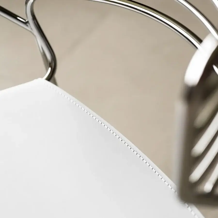 Desalto Koki Wire Leather Chair #8